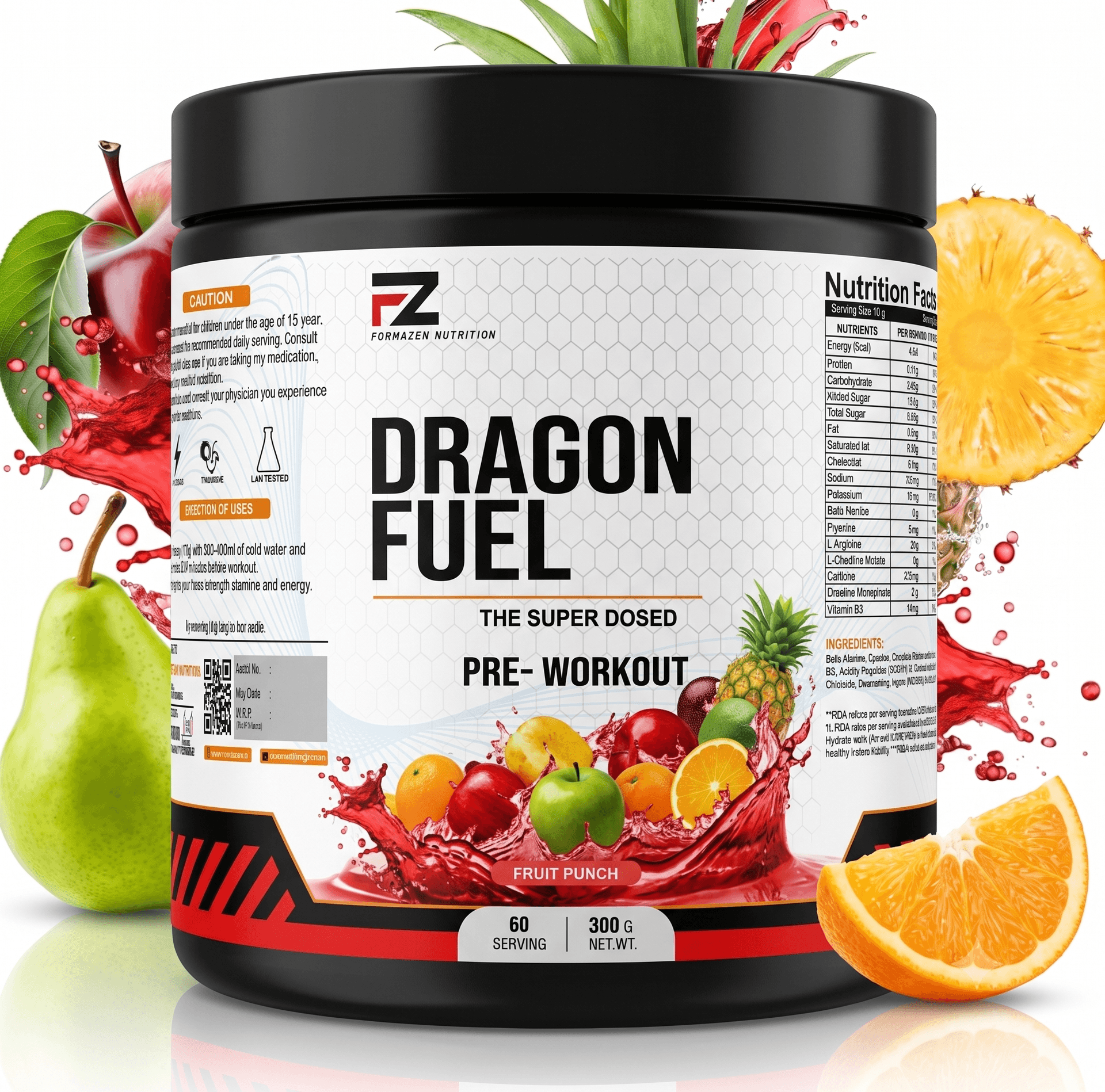 Dragon Fuel Pre-Workout - Fruit Punch